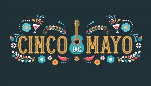 Cinco de Mayo celebration graphic.